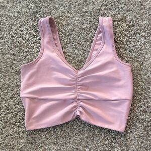 Five the Label mauve crop top
